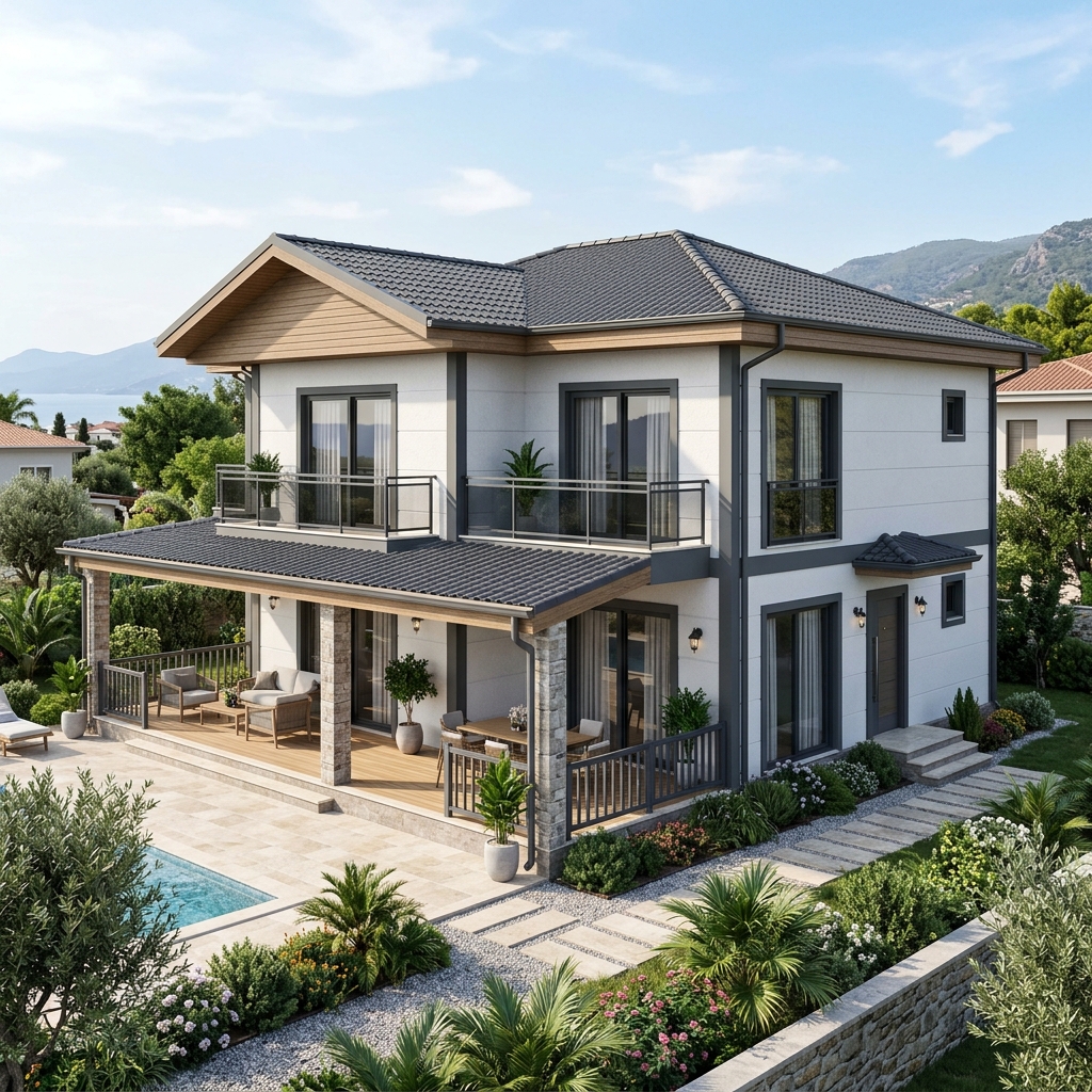 Örnek 150 m² Üzeri Prefabrik Evler