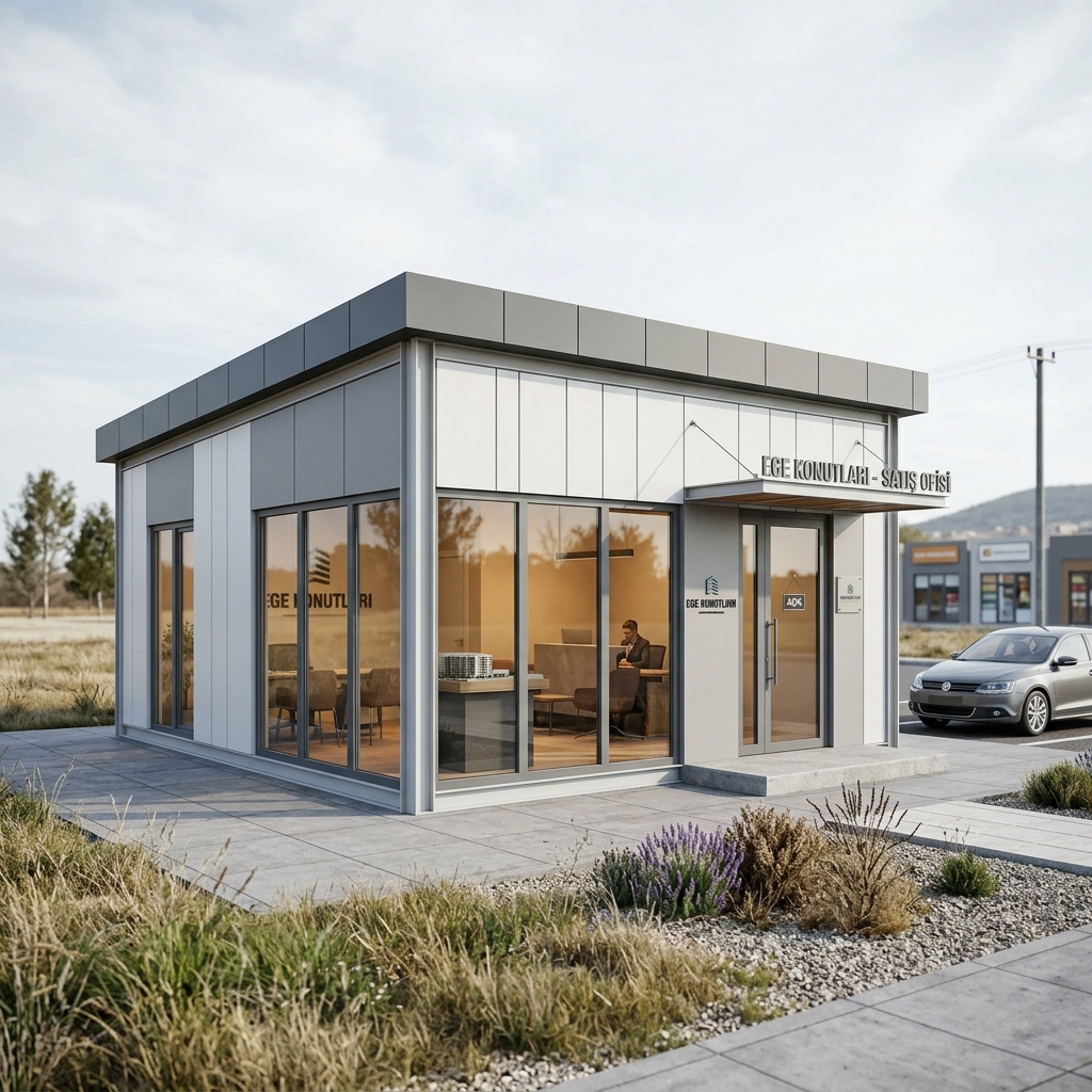 150 m² Hafif Çelik Ofis Binası