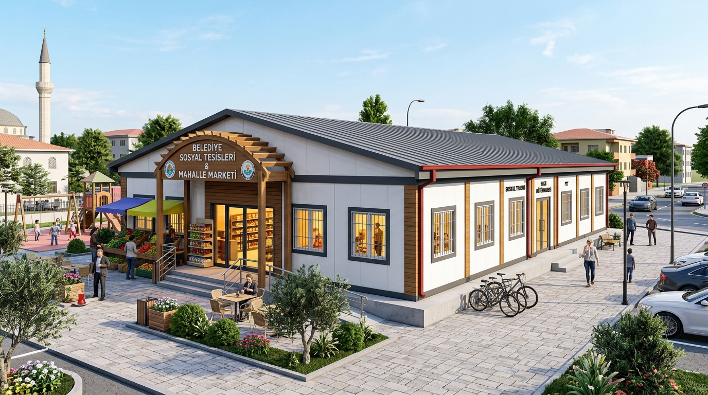 Örnek Prefabrik Sosyal Tesis