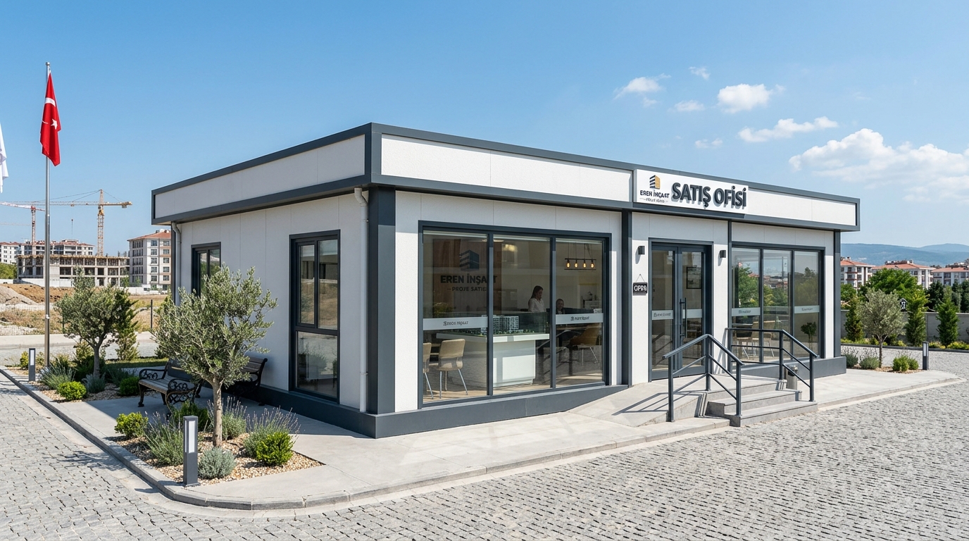 60 m² Prefabrik Kafe