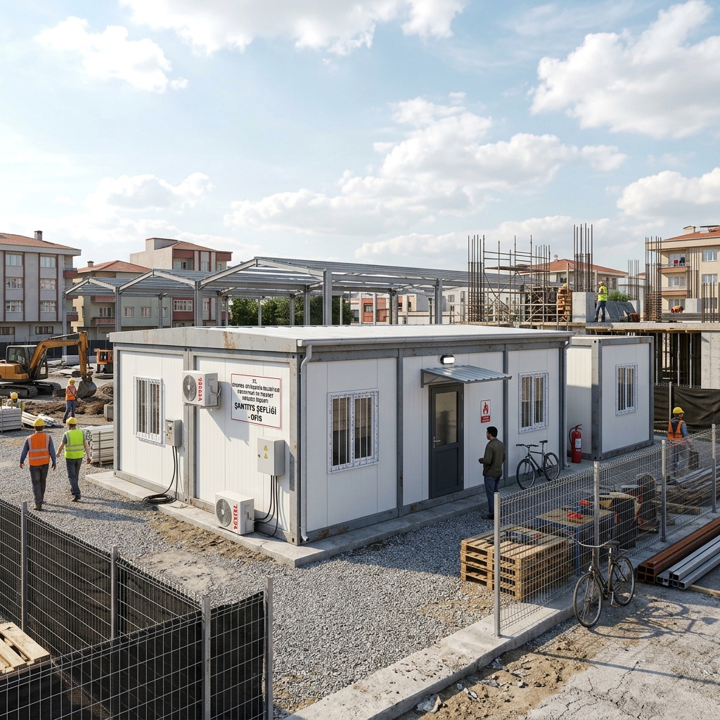 120 m² Şantiye Yönetim Ofisi