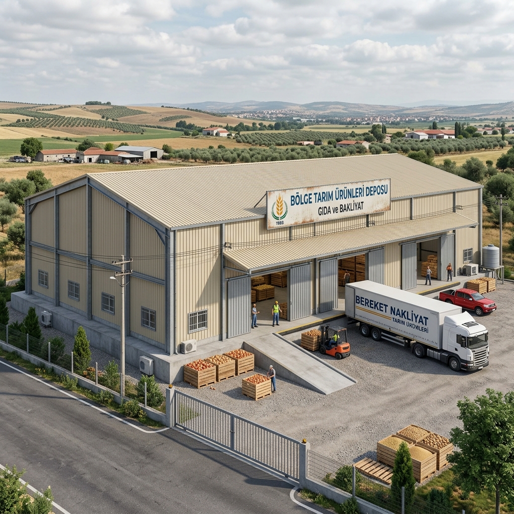 250 m² Tarım Ürünleri Deposu