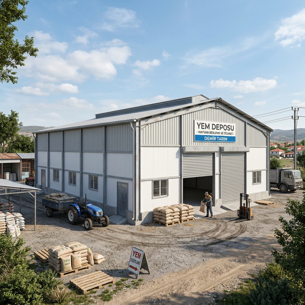 200 m² Yem Deposu