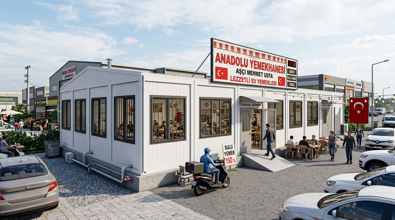 Örnek Yemekhane Konteyner